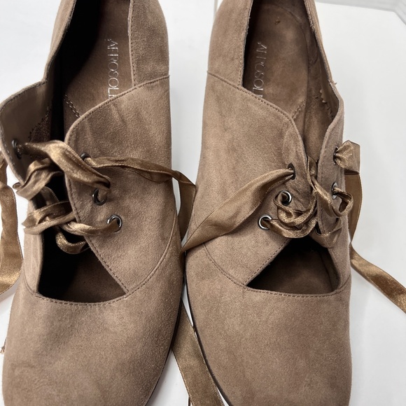 Aerosoles Nude MINOR‎ ROLE Mary Jane Style Lace Up Pumps Size 11 - Picture 9 of 12